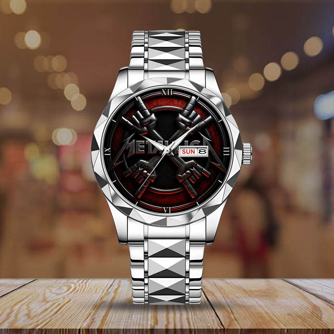 Metallica Alloy Luxury Quartz Watch – TMTHU540