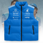 Mercedes AMG Petronas F1 Team 3D Sleeveless Down Jacket – TANTN23777