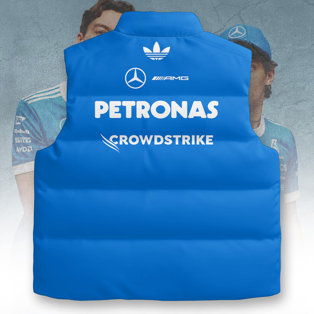 Mercedes AMG Petronas F1 Team 3D Sleeveless Down Jacket – TANTN23777