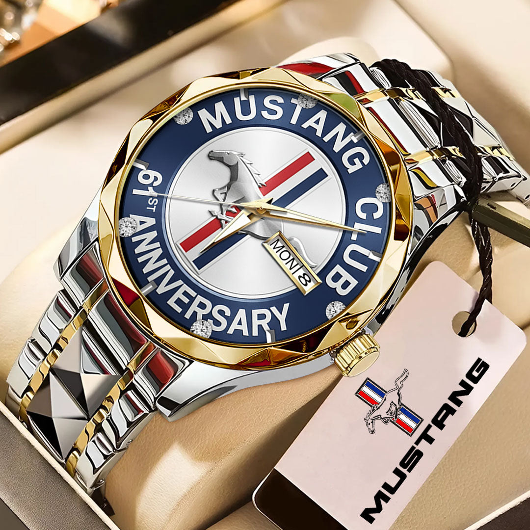 Ford Mustang 61th Anniversary 2025 Alloy Luxury Quartz Watch – TMTHU900