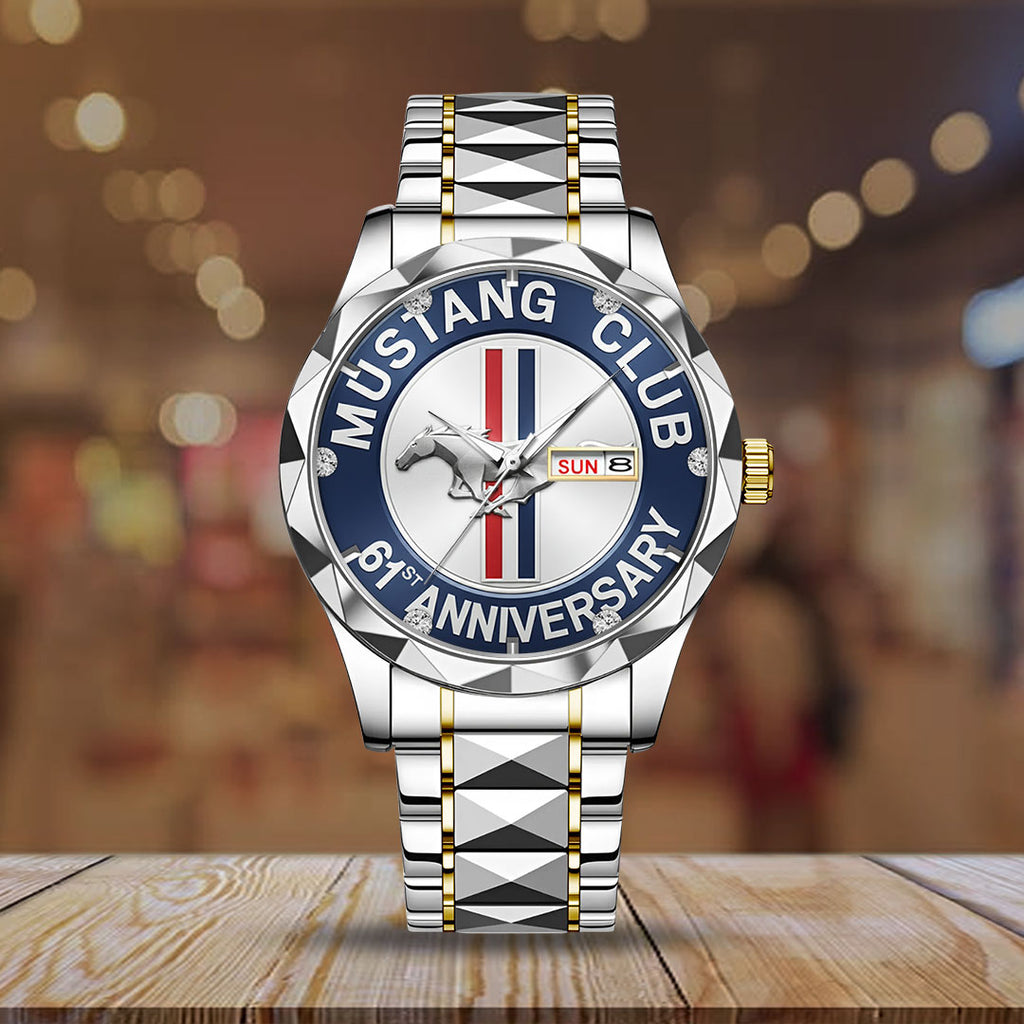 Ford Mustang 61th Anniversary 2025 Alloy Luxury Quartz Watch – TMTHU900
