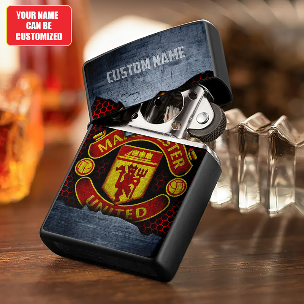 Personalized Manchester United Zippo Lighter Case (No Insert) – TANTN16394