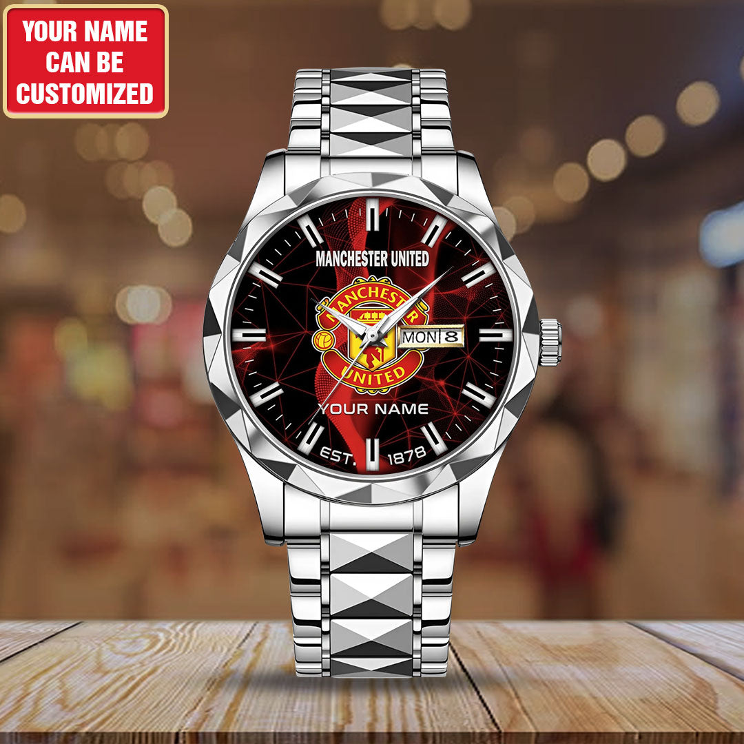 Personalized Manchester United Alloy Luxury Quartz Watch – TANTN23555