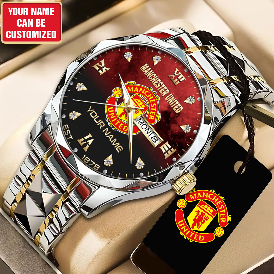 Personalized Manchester United Alloy Luxury Quartz Watch – TANTN22733