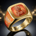 Marilyn Monroe 100th Anniversary 3D Engraved Ring – HOATT19717
