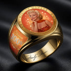 Marilyn Monroe 100th Anniversary 3D Engraved Ring – HOATT19717