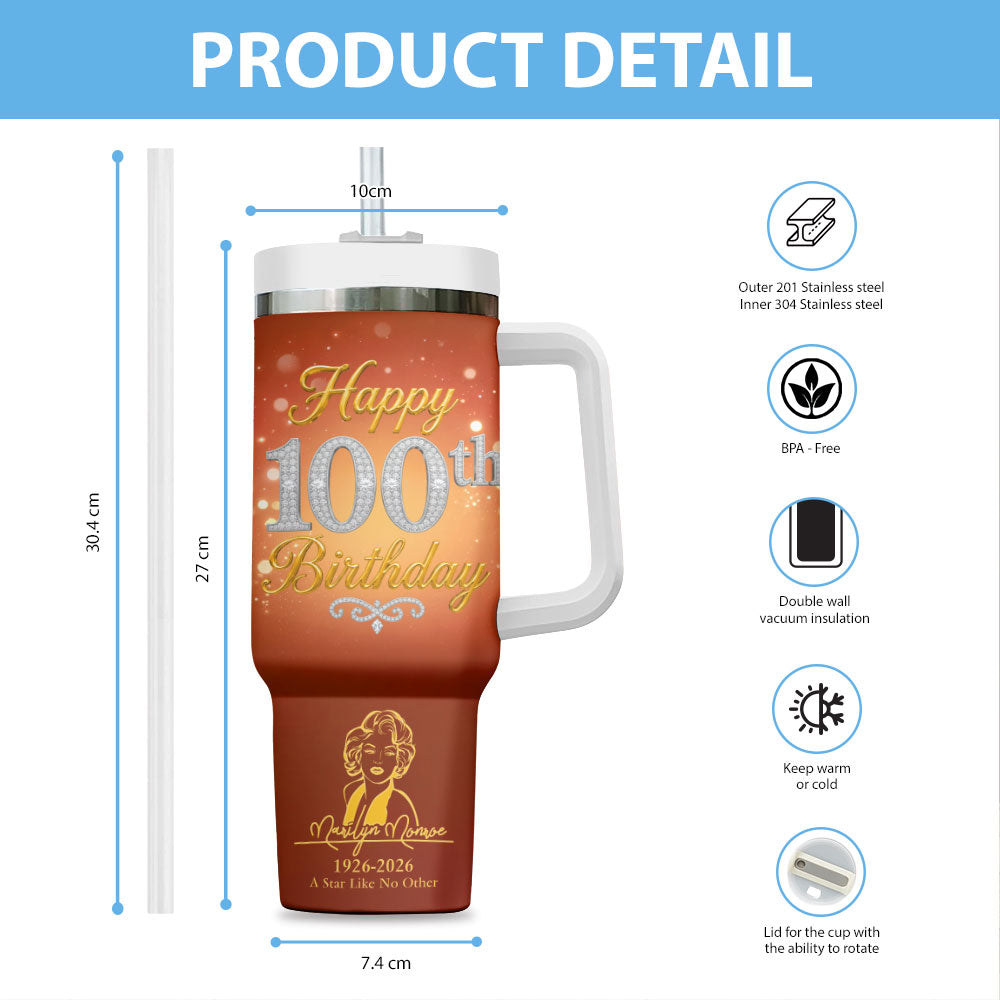 Marilyn Monroe 100th Anniversary 40oz Tumbler – HOATT19908
