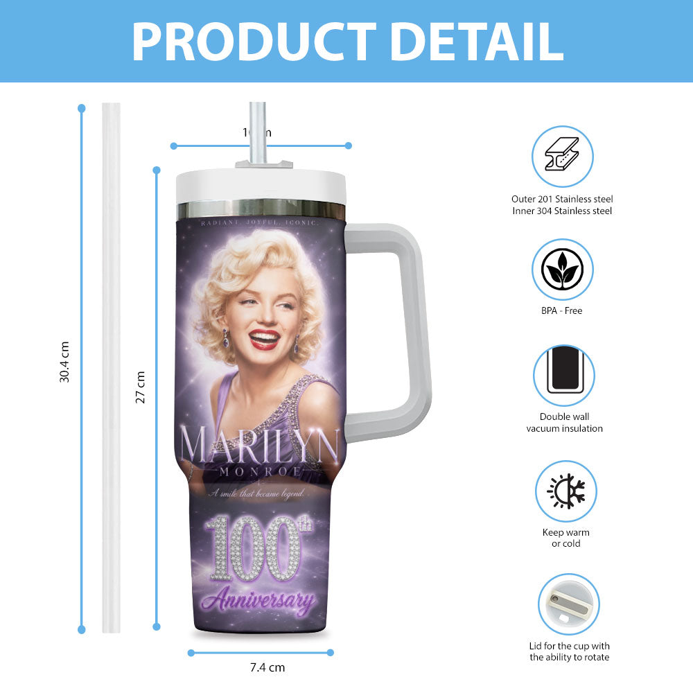 Marilyn Monroe 100th Anniversary 40oz Tumbler – TMTHU7775
