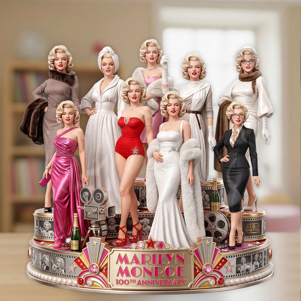 Marilyn Monroe 100th Anniversary Custom Shape Acrylic Plaque – TMTHU7639