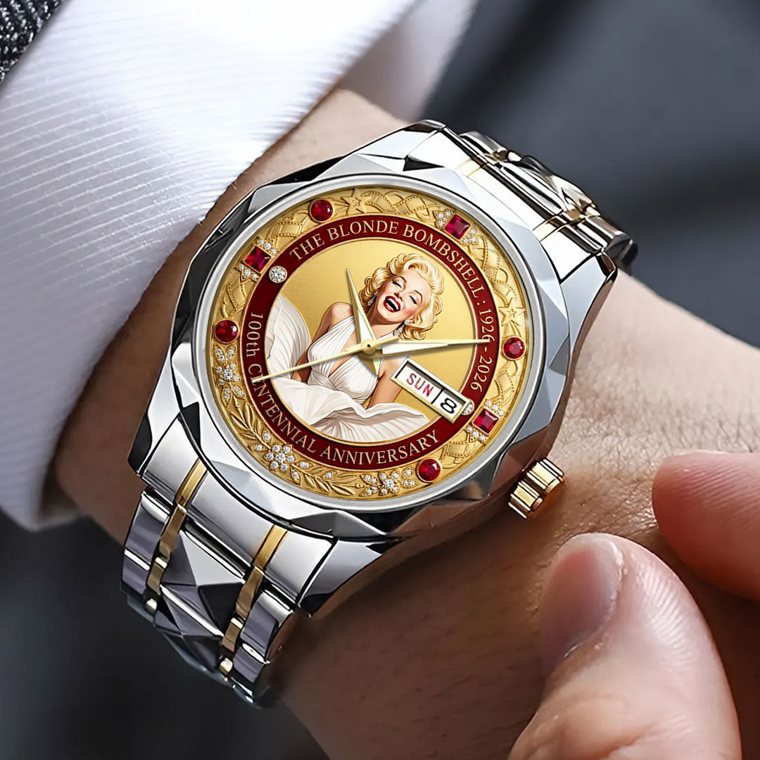Marilyn Monroe 100th Anniversary Alloy Luxury Quartz Watch – HOATT19766