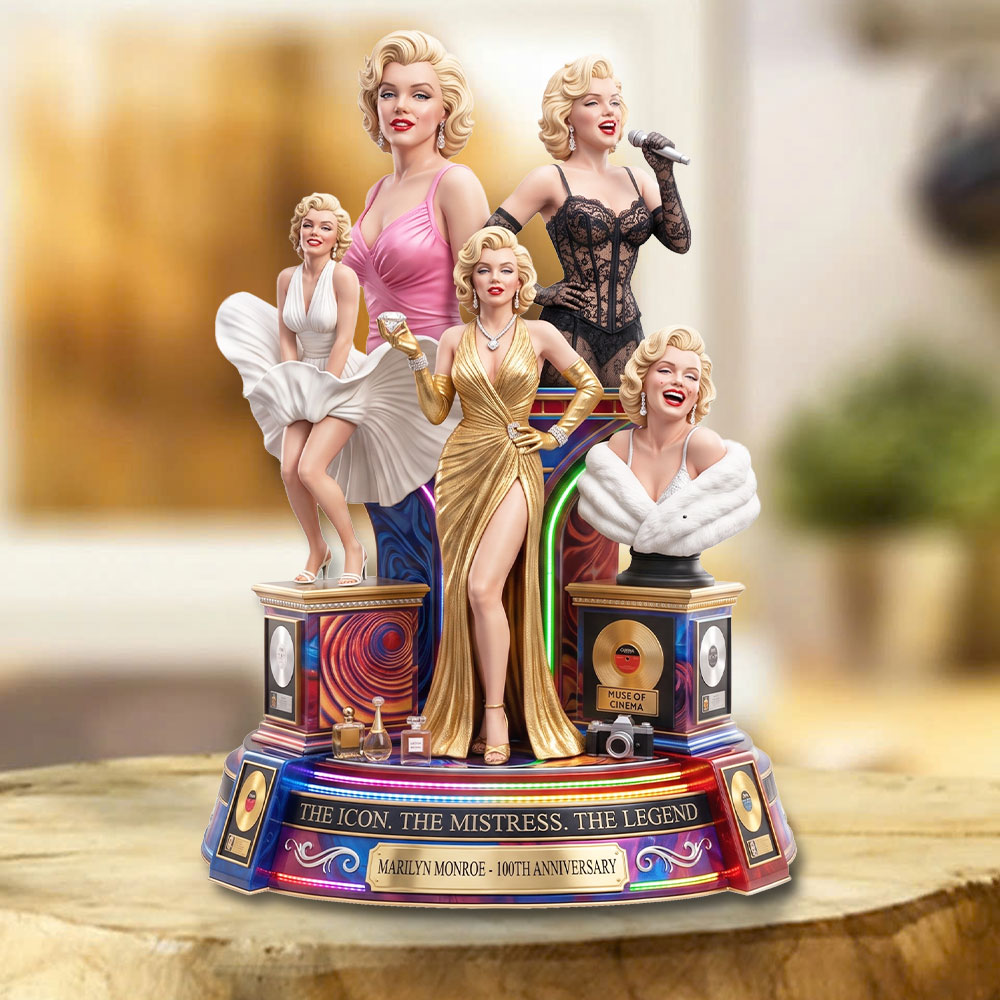 Marilyn Monroe 100th Anniversary Custom Shape Acrylic Plaque – TMTHU7874