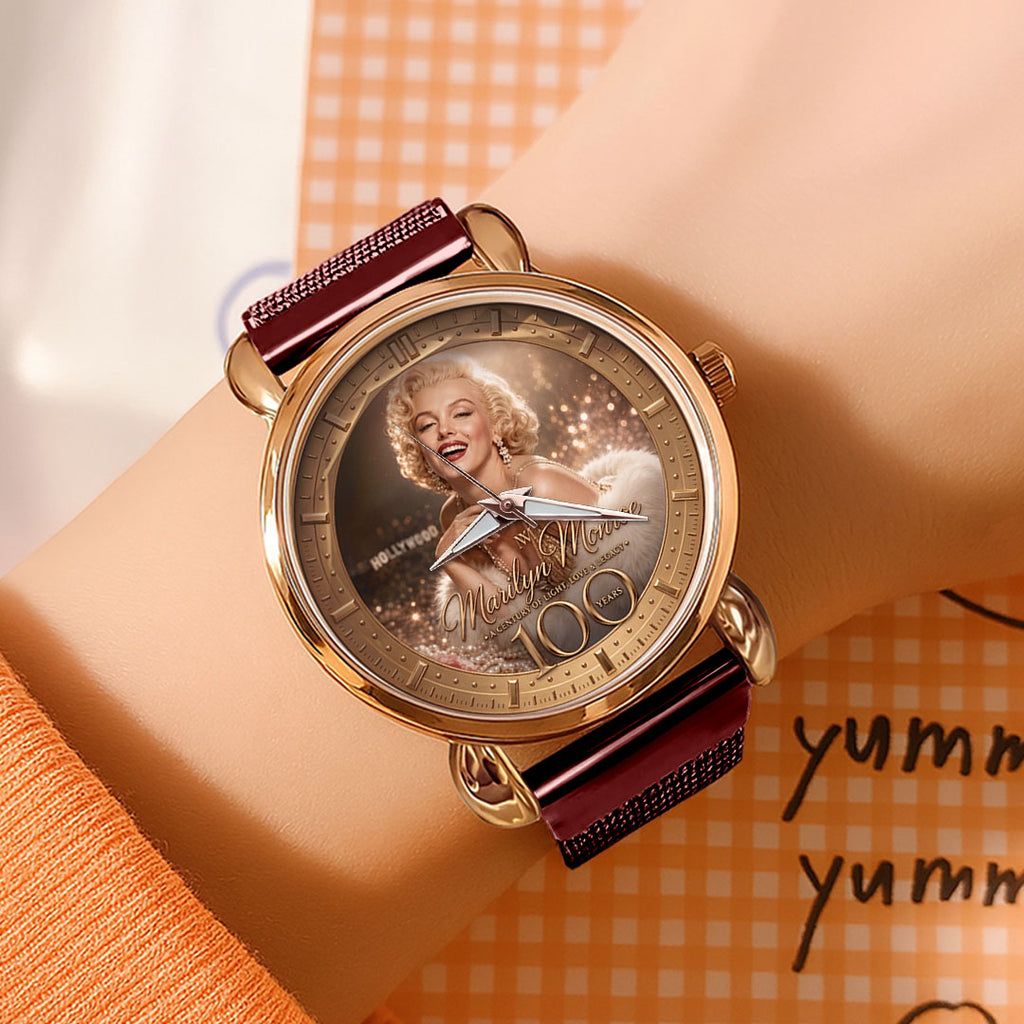 Marilyn Monroe 100th Anniversary Mesh Strap Quartz Watch – TMTHU7773