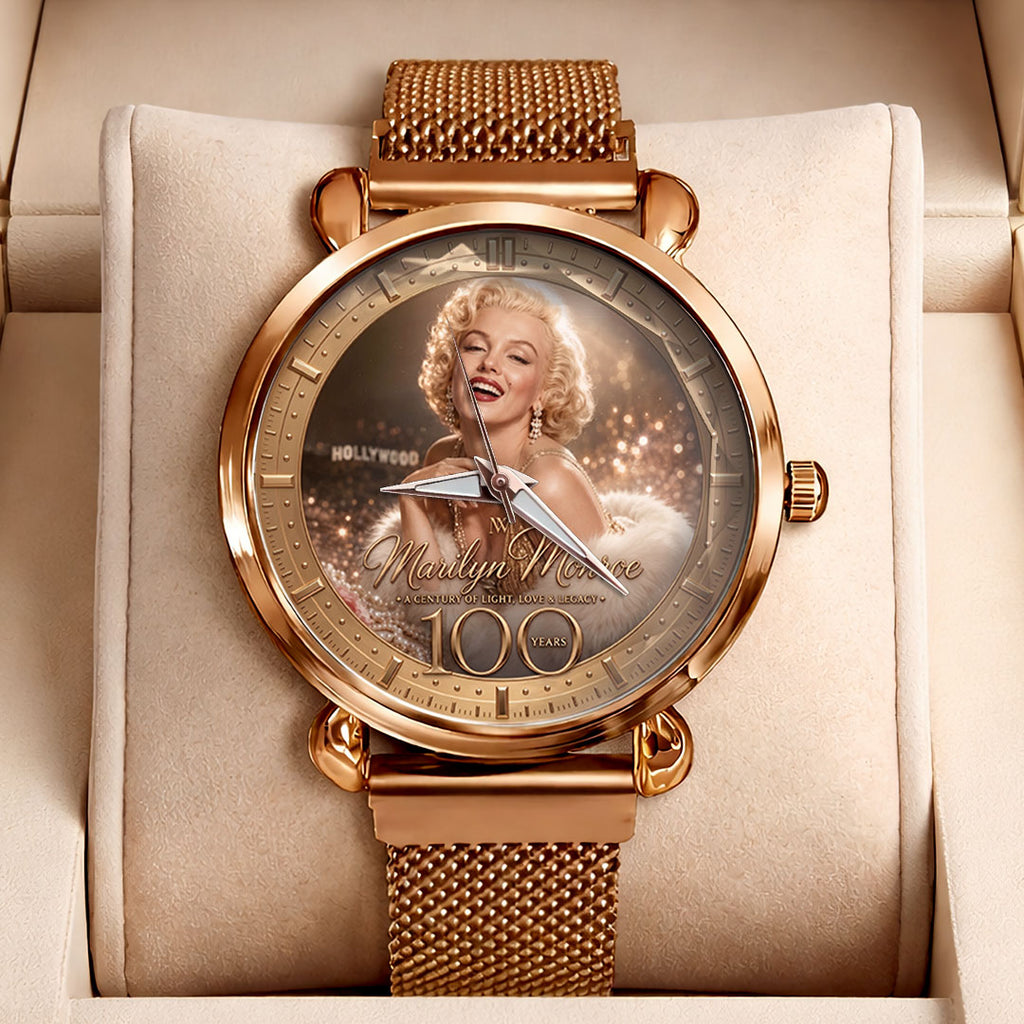 Marilyn Monroe 100th Anniversary Mesh Strap Quartz Watch – TMTHU7773