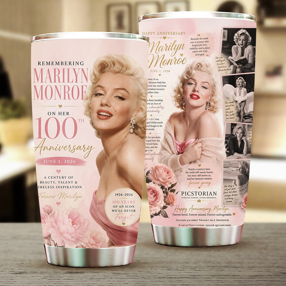 Marilyn Monroe 100th Anniversary Tumbler Cup – TMTHU7937