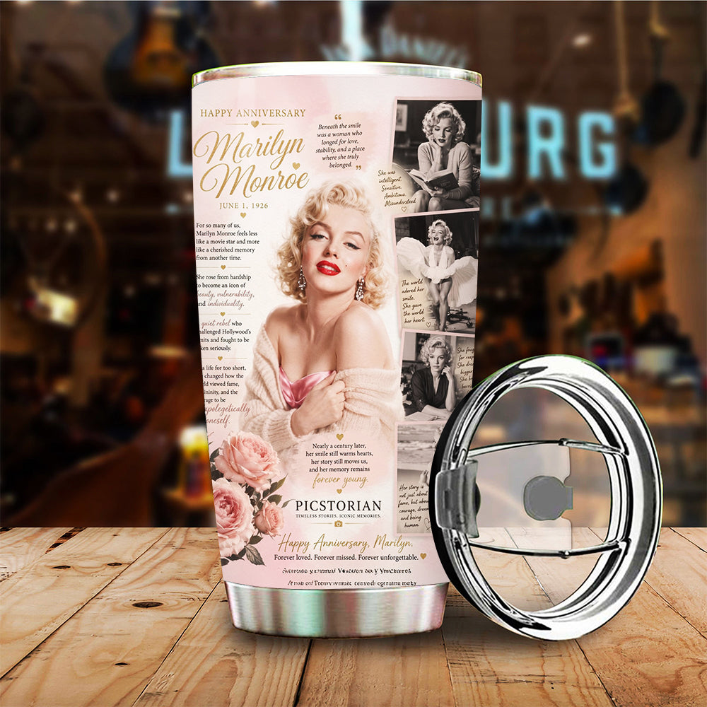 Marilyn Monroe 100th Anniversary Tumbler Cup – TMTHU7937
