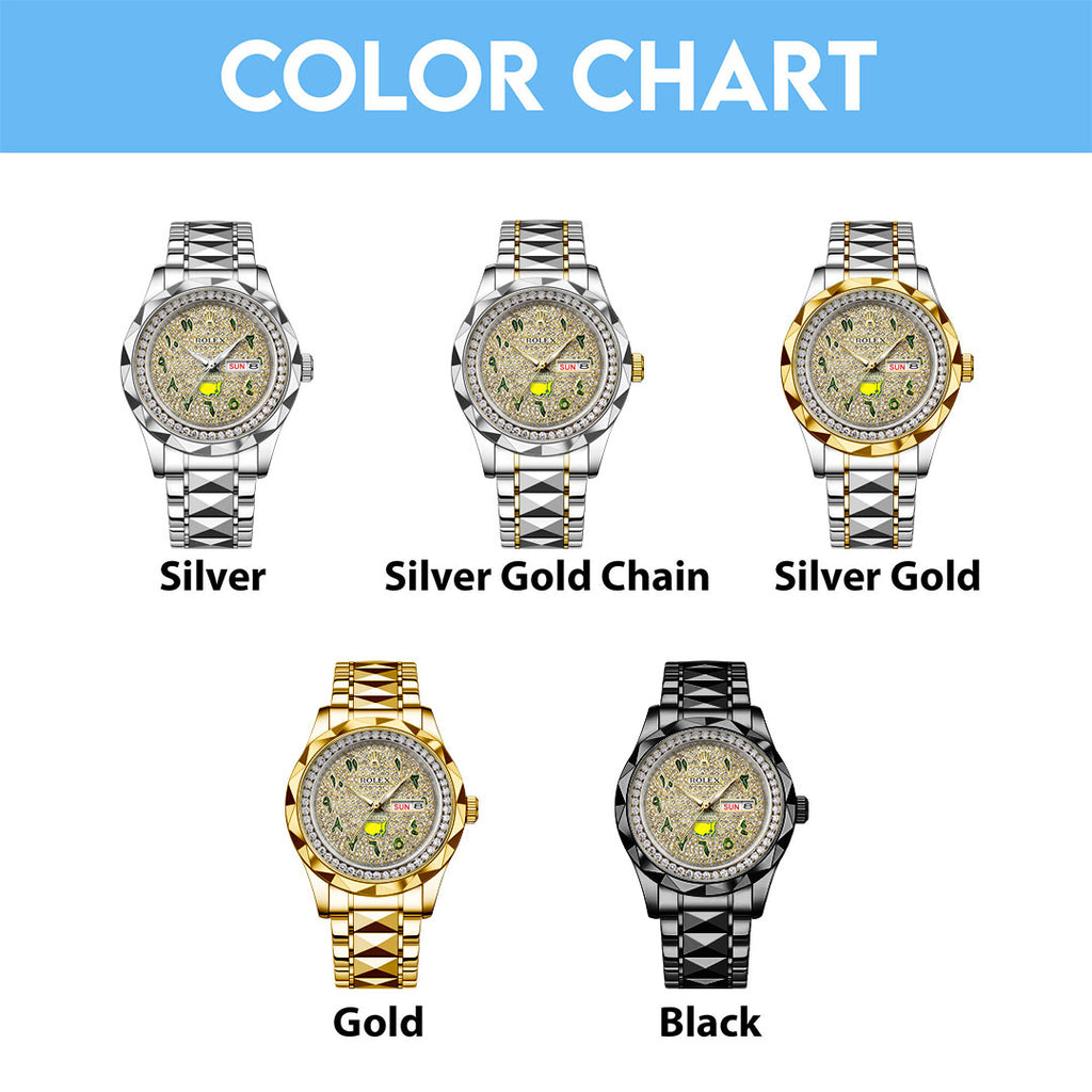 Masters Tournament x Rolex Alloy Luxury Quartz Watch – MAITM15155