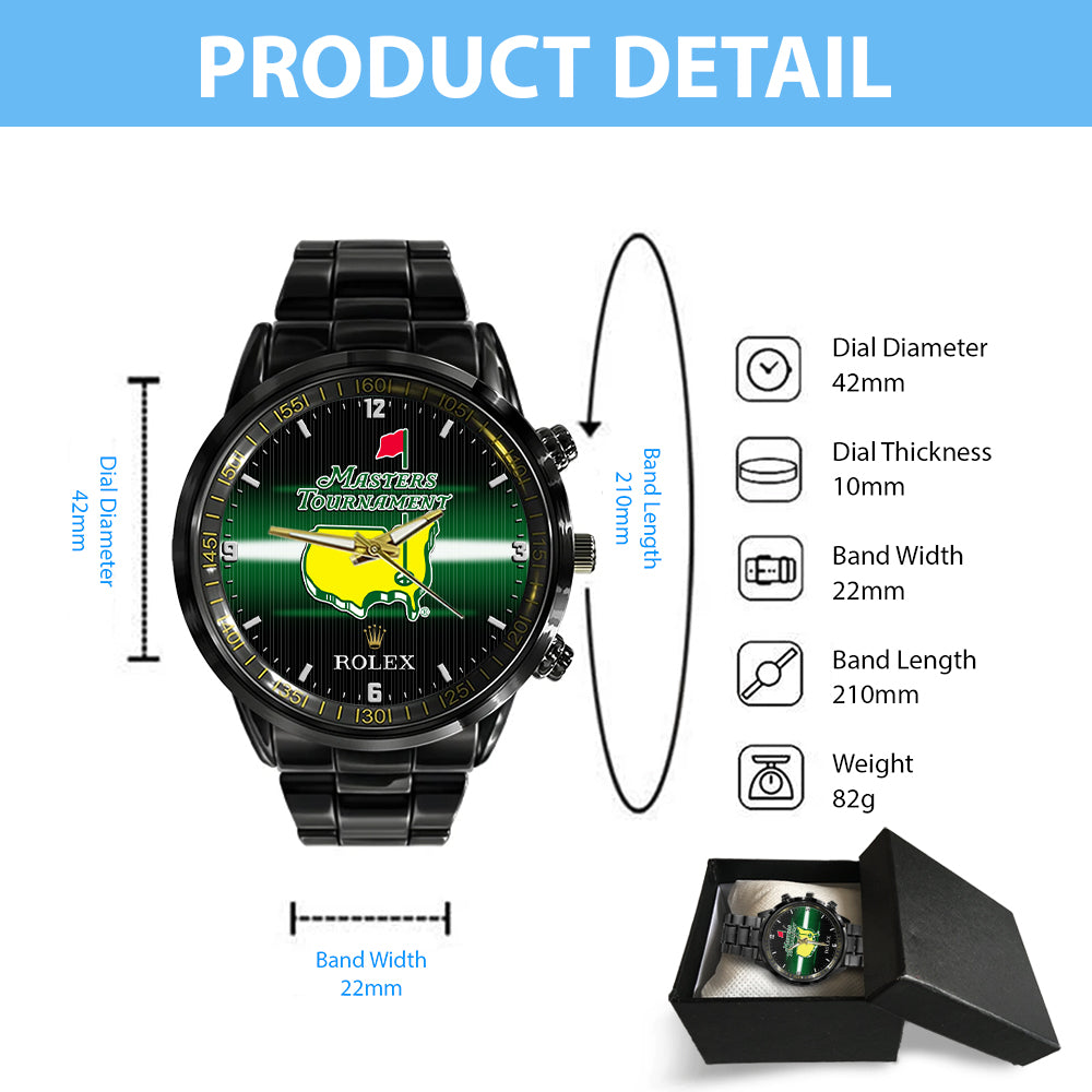 Masters Tournament x Rolex Black Stainless Steel Watch – MAITM 7631
