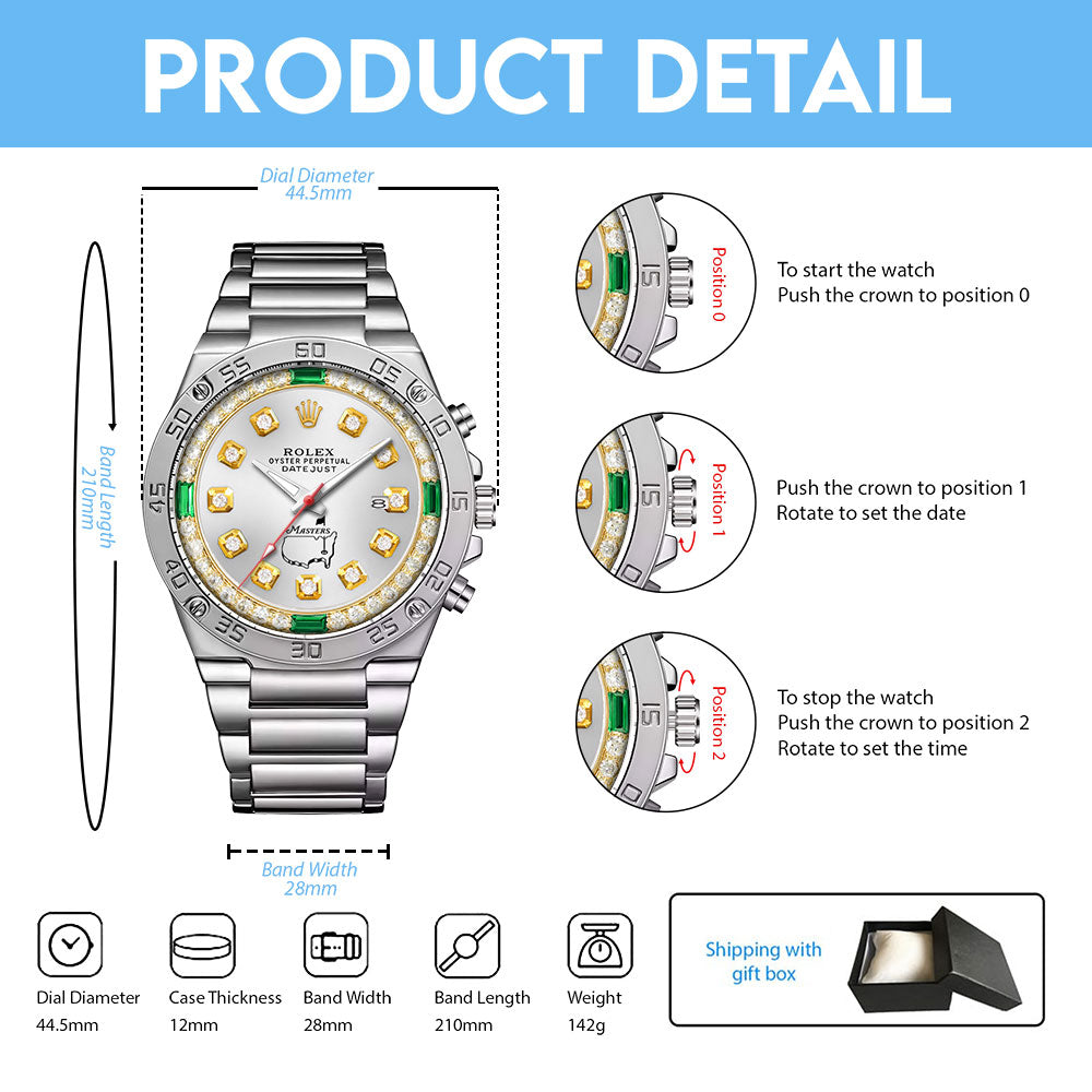 Masters Tournament x Rolex Gentleman Stainless Steel Watch – MAITM15242