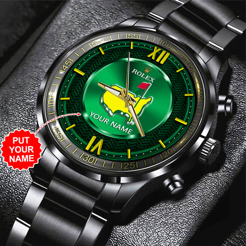 Personalized Masters Tournament x Rolex Black Stainless Steel Watch – MAITM 10536