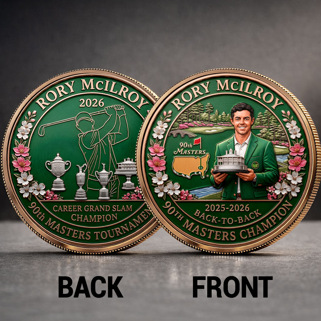 Masters Tournament x Rory McIlroy 2026 Champion Commemorative Coin – HOATT17454