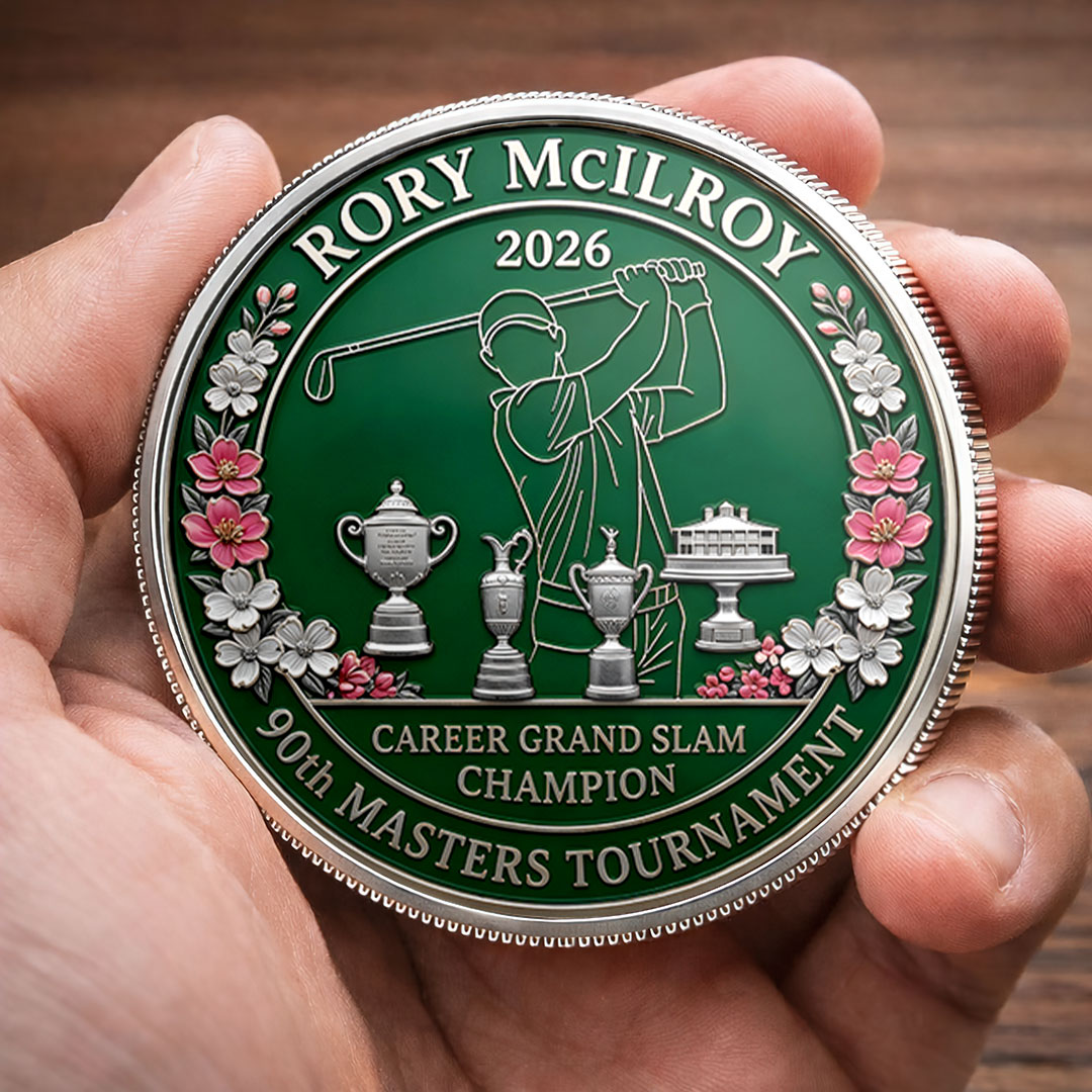 Masters Tournament x Rory McIlroy 2026 Champion Commemorative Coin – HOATT17454
