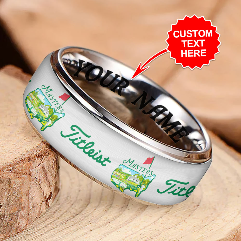Personalized Masters Tournament x TITL Custom Alloy Ring – MAITM14972