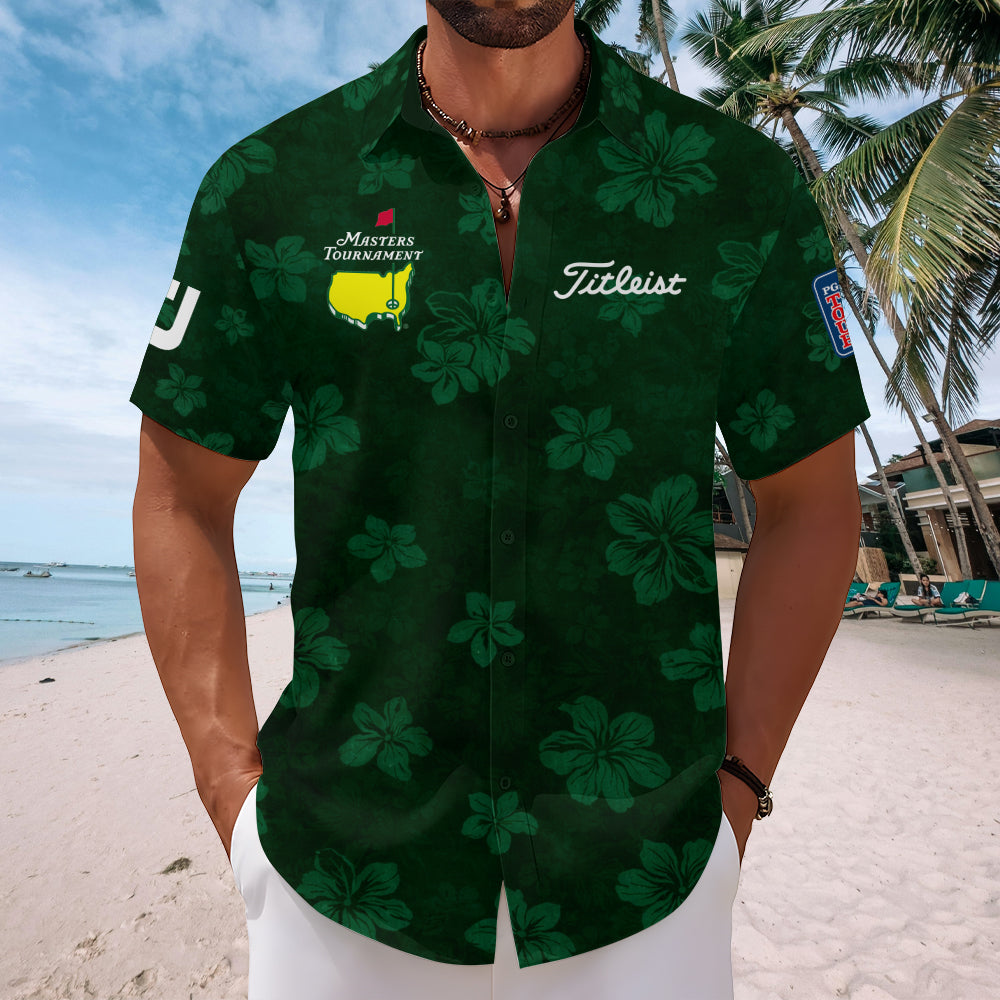 Masters Tournament x TITL Short Sleeve Button-Down Shirt – MAITM15262