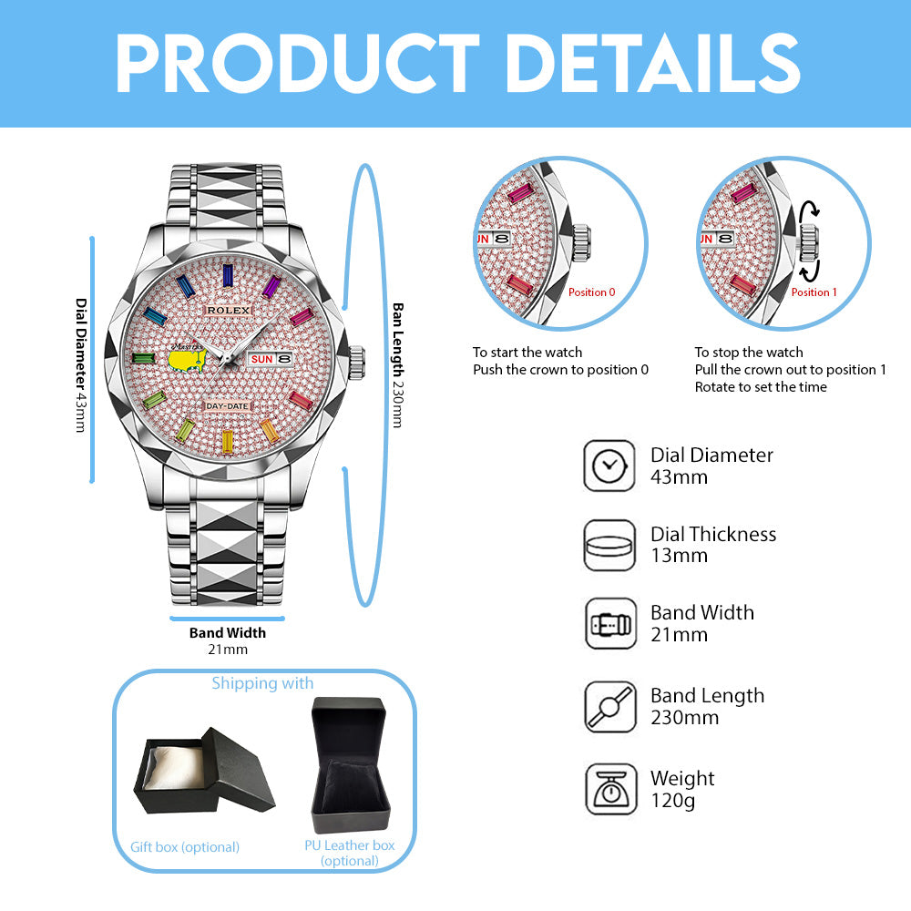 Masters Tournament x Rolex Alloy Luxury Quartz Watch – GNE5773