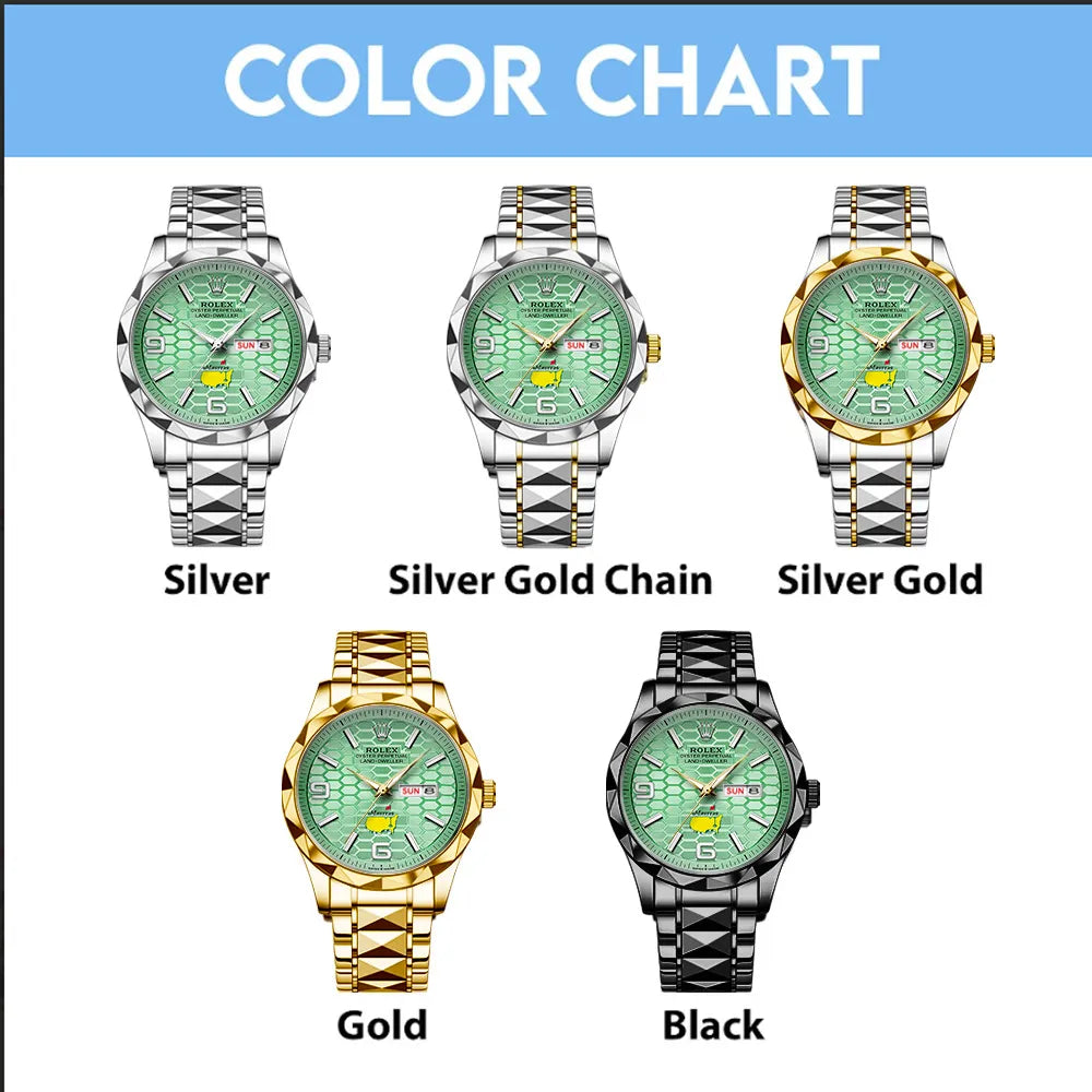 Masters Tournament x Rolex Alloy Luxury Quartz Watch – GNE5977