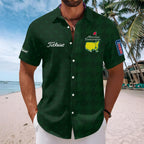 Masters Tournament x TITL Short Sleeve Button-Down Shirt – HOATT17479