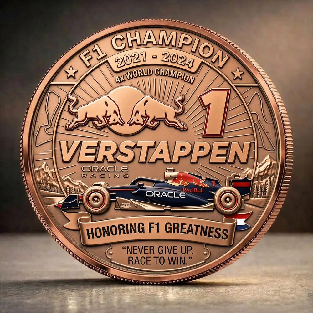 Max Verstappen Commemorative Coin – TANTN25181