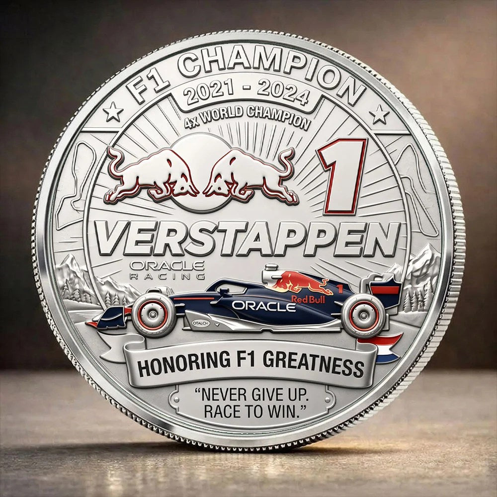 Max Verstappen Commemorative Coin – TANTN25181