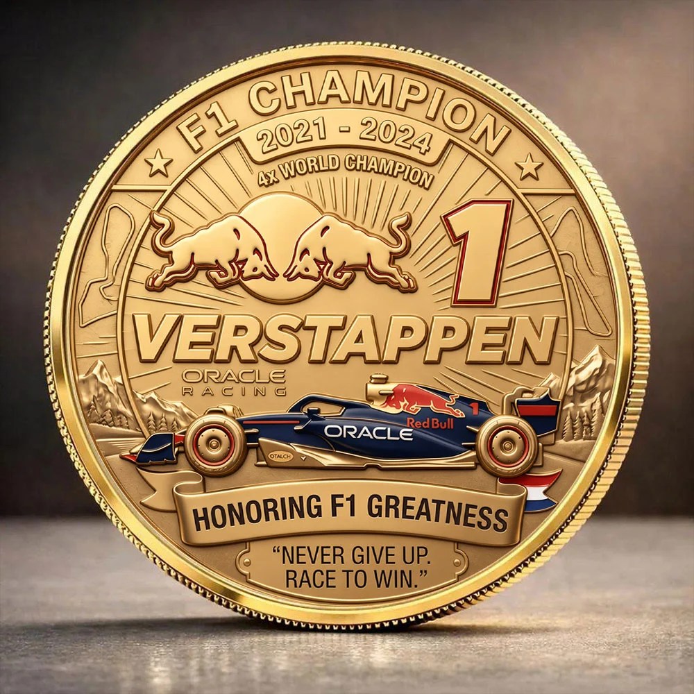 Max Verstappen Commemorative Coin – TANTN25181