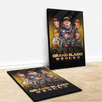 Red Bull Racing x Max Verstappen Rectangle Canvas With Inner Frame – GNE4475