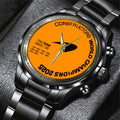 McLaren Formula 1 Team 2025 Constructors' 10 Times Black Stainless Steel Watch – TANTN17268