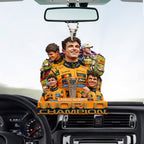 McLaren x Lando Norris 2025 World Champion Custom shape 1-sided Acrylic Car Ornament – MAITM14095
