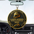 McLaren x Lando Norris 2025 World Champion Custom shape 2-sided Acrylic Car Ornament – MAITM14022