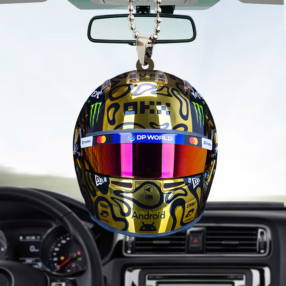 McLaren x Lando Norris World Champions 2025 Custom shape 2-sided Acrylic Car Ornament – TANTN19255