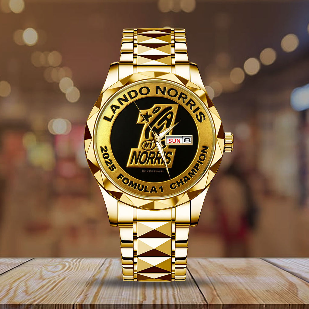 McLaren x Lando Norris World Champions 2025 Alloy Luxury Quartz Watch – TMTHU2542
