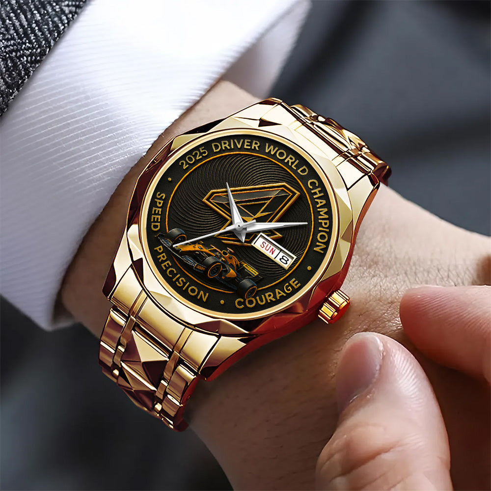 McLaren x Lando Norris World Champions 2025 Alloy Luxury Quartz Watch – TANTN19231