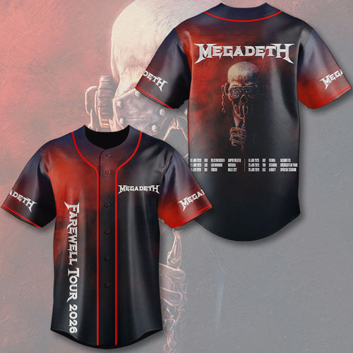 Megadeth Baseball Jersey – TMTHU2491