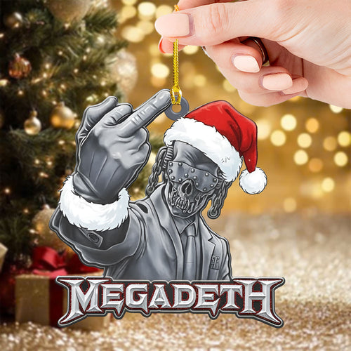 Megadeth Custom Shape 2-sided Acrylic Ornament – TMTHU2219