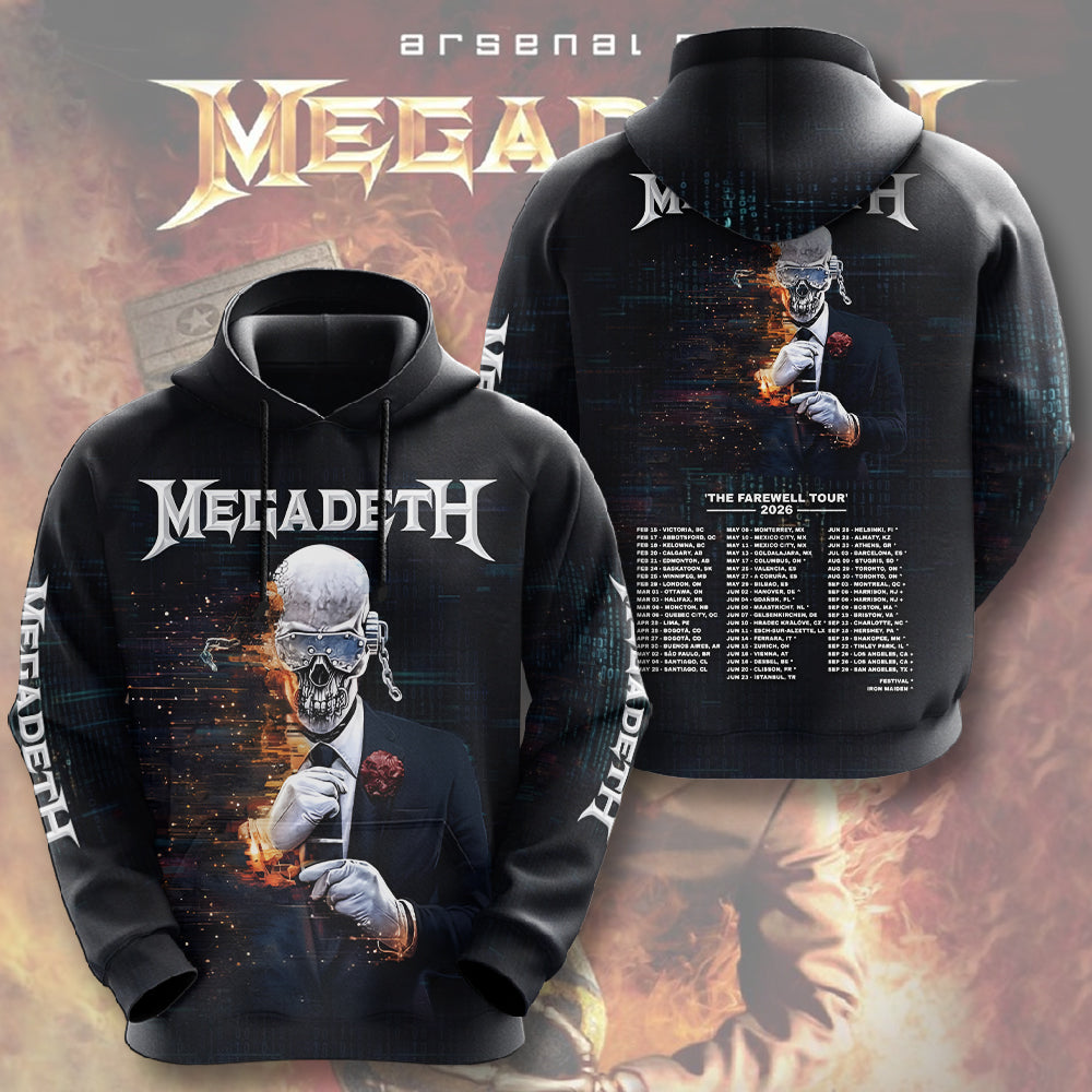 Megadeth 3D Apparel – TMTHU3739