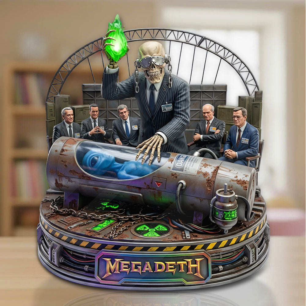Megadeth Custom Shape Acrylic Plaque – TMTHU6189