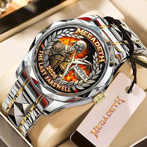 Megadeth Alloy Luxury Quartz Watch – TMTHU3682
