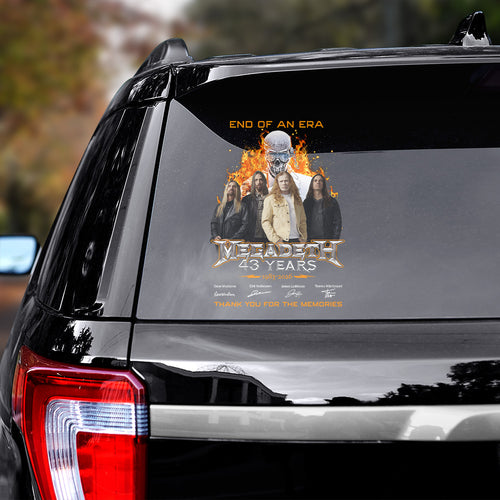 Megadeth Car Sticker – TANTN15441