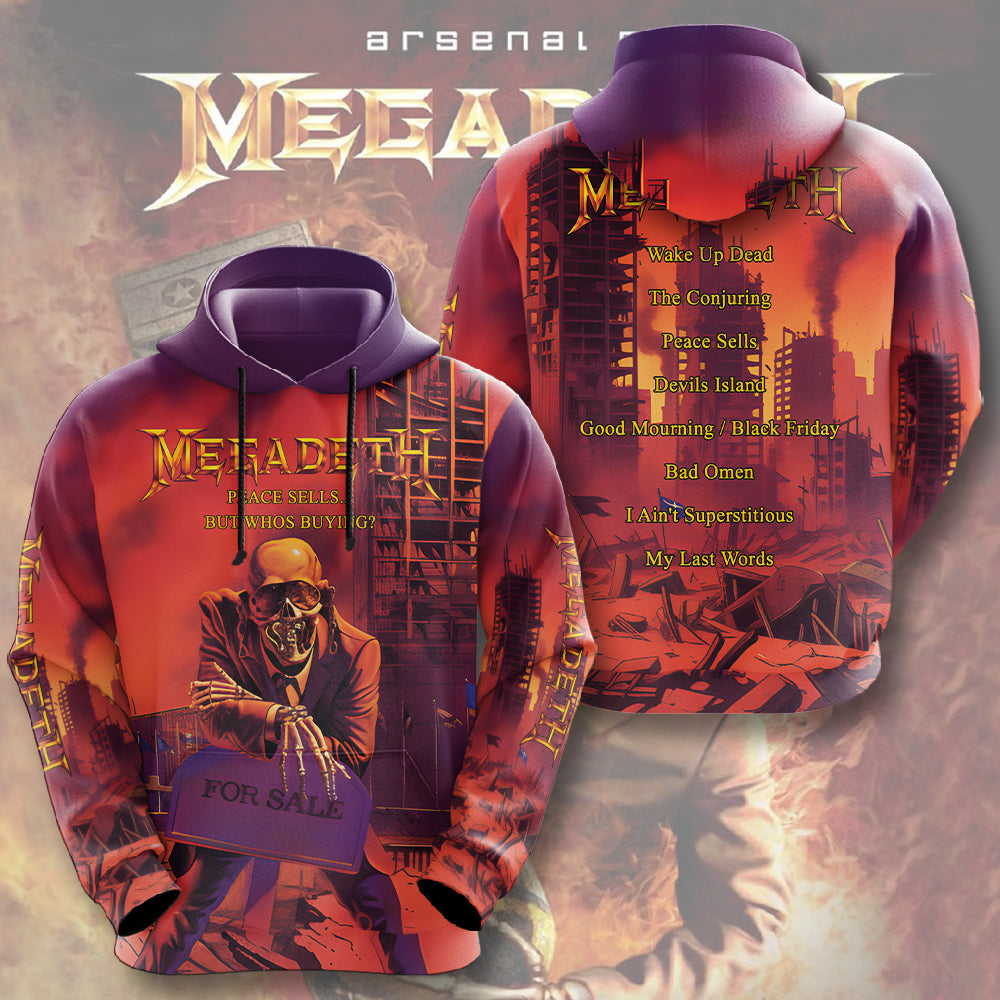 Megadeth 3D Apparel – HOATT13393