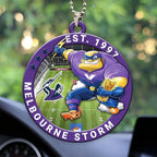 Melbourne Storm Custom Shape 2-sided Acrylic Car Ornament – HOATT13373