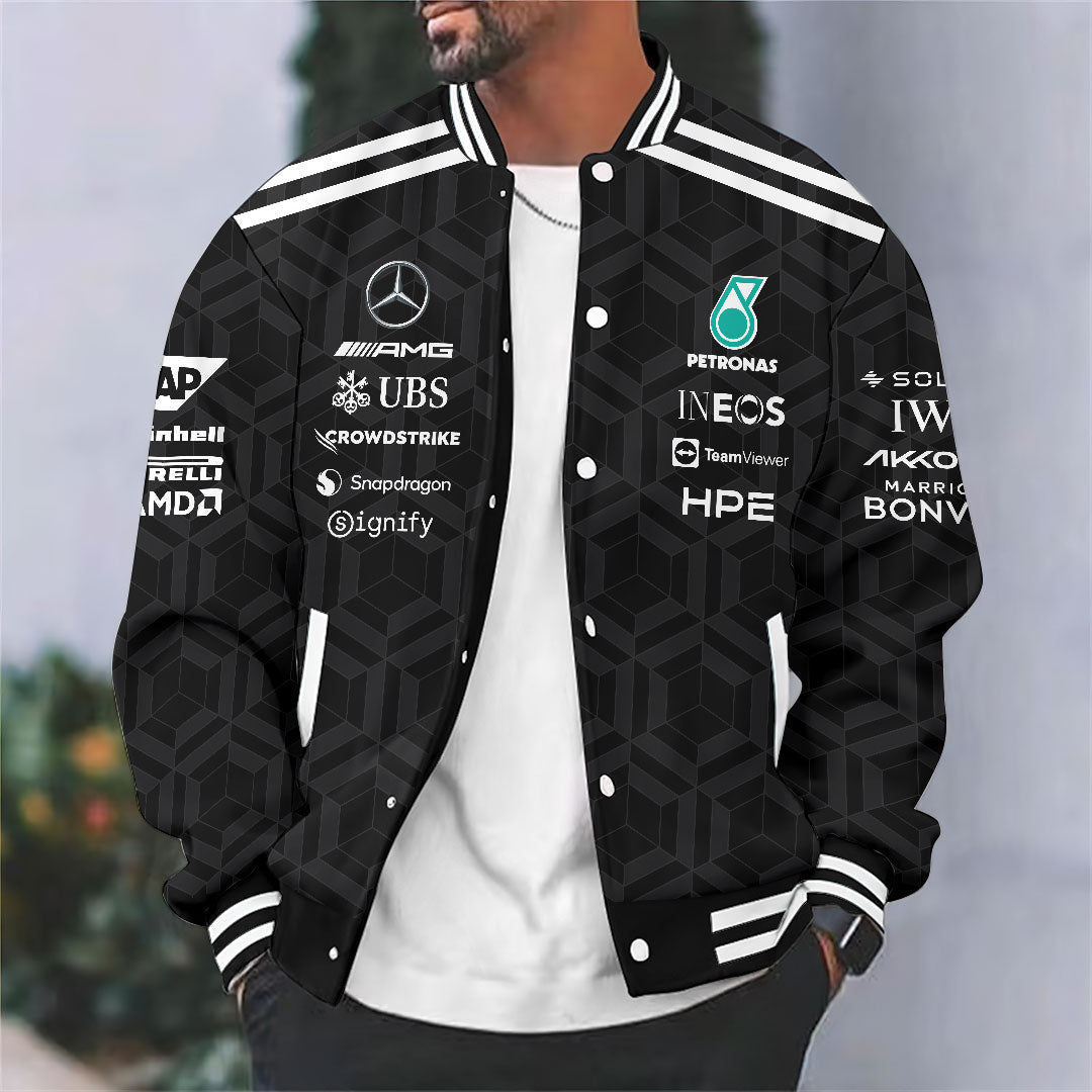 Mercedes AMG Petronas F1 Team Varsity Jacket – HOATT18884