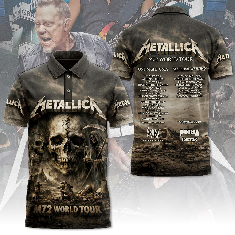 Metallica 2026 World Tour 3D Apparel – MAITM14805